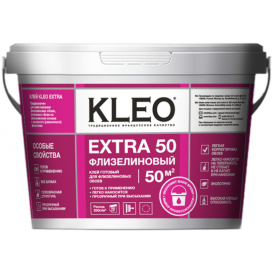 Клей для флизелиновых обоев KLEO Extra 50 готовый к применению 10 кг